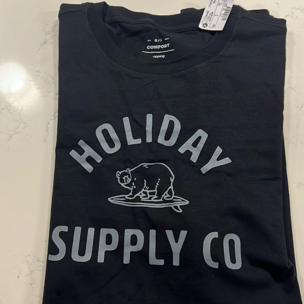 Black T-shirt large size Peruvian Cotton